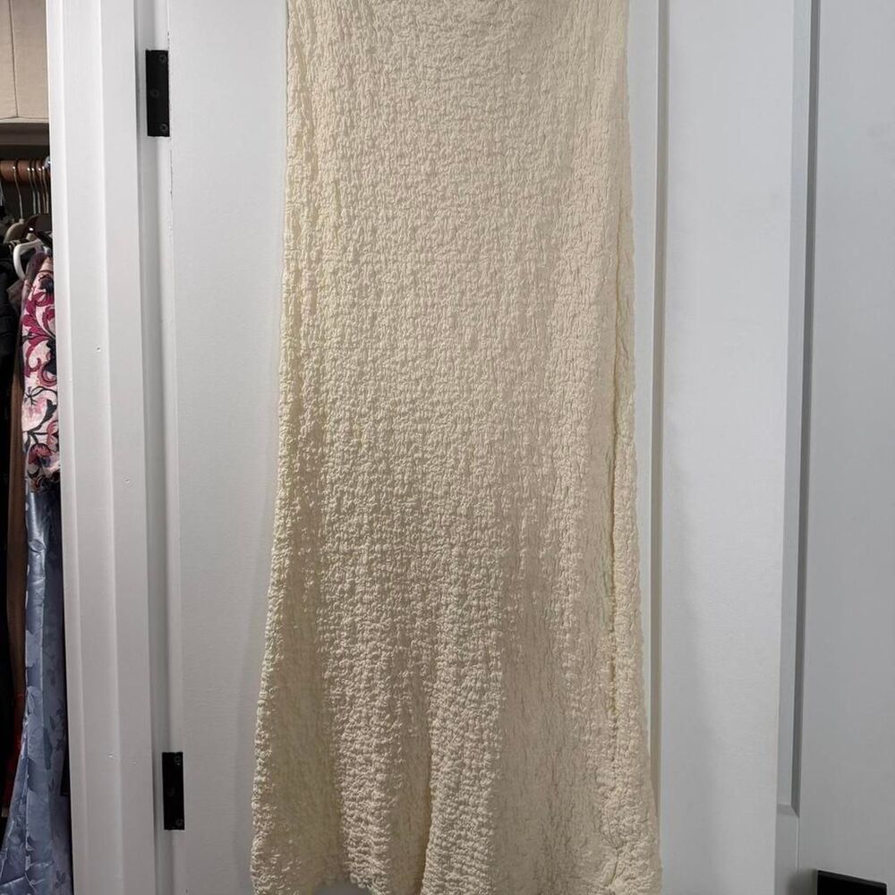 Unbranded Women's Cream and Yellow Dress